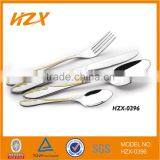 Stainless Steel Gold Plated Hotel Cutlery Set