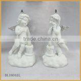 Lovely Shape White China Christmas Angel Statue