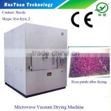 Batch Type Microwave Vacuum Drying Machine / Rose Flower Dryer