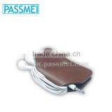 Leather Earbud,cable Organizer in Natural Vegetable Tanned Saddle Leather thumbnail-2