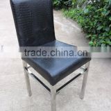 Mordern SS dinning chair stainless steel banquet chair for hotel