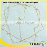 Jewelry Fashion Pearl Tassels Hair Head Piece Gold Chain thumbnail-5