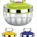 Stainelss Steel Tableware Double-ply Meal Box thumbnail-1