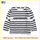 Wholesale Custom Brand New Striped Baby T-shirt