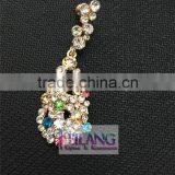 Retro Fashion Full of Diamond Earrings Drop Earrings thumbnail-2