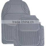Rubber Queen 3002 Carpeted 4 Piece Mat With Vinyl Heel Pad Black