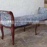 French Bench Upholstery Wood Furniture - Antique Baroque Furniture
