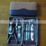 MRT-044 13pcs PU bag with stainless steel good quality manicure set