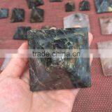 Natural High Quality Labradorite Stone Pyramid Decor thumbnail-5
