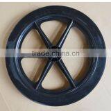 20x1.75 Inch Semi Pneumatic Rubber Wheel With Rib Tread for Mowers or Material Handling Equipment thumbnail-4