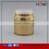 Wholesale Gold Acrylic Airless Bottle Airless Pump Plastic Jar 50g 30g thumbnail-1