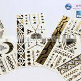 Fashion Body Temporary Metallic Tattoo Gold Silver Tattoo Sticker thumbnail-4