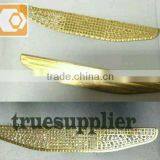 Gold Plated Crystals/diamond Bottom Cover for Blackberry P9981 thumbnail-1