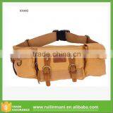 Vintage Best Khaki Mens Canvas Waist Bag Promotional Fanny Pack 2015 thumbnail-4