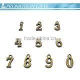 Custom Alloy Number Keychain