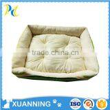 Bulk Luxury Plush Pet Bed Leather Cloth & Plush & PP Cotton Pet Bed Crib Hooded Dog Bed thumbnail-2