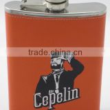 Wholesale Stainless Steel Hip Flask With Full Color Logo