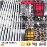 Quality Digital Print Pleated Chiffon Fabric for 2015 Fashion Women Dress Pakistani Dresses thumbnail-3