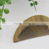 Round Shape Wooden Beard Hair Comb thumbnail-5