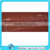 Large Capacity Clear Acrylic Slatwall Display Bin With 3 Small Boxes thumbnail-1