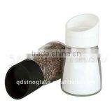 SINOGLASS 2 Pcs Cone Shape Mckromic Glass Spice Shaker Jar Set thumbnail-1