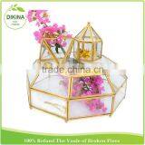 ^^^~~~ Wholesale Handblown Geometric Pot for Home& Wedding Decor ^^^~~~ Terraium Glass Plant Lacquer Vase thumbnail-6