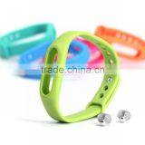 100% Original Genuine Colorful Silicone Xiaomi Wrist Band Bracelet Wrist Strap For Xiaomi Miband Mi Band Smart Band