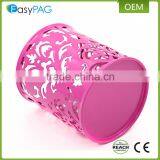 EasyPAG 2 Pcs 3-1/4 Inch Dia x 3-3/4 Inch High Round Metal Embossing Pen Pencil Holder thumbnail-3