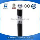 5cores Cable 5x6mm2 Copper Core Xlpe Insulated Pvc Jackted Electrical Power Cable thumbnail-6