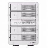 5-bay 3.5'' Tool Free USB3.0 SATA HDD External Enclosure 9558U3 thumbnail-4