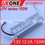 150w 12v 12.5a IP67 waterproof switching power supply of lpv-150-12
