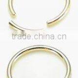Gold Plated Body Piercing Jewelry Segment Ring thumbnail-1