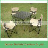 Modern Outdoor Fabric Folding Picnic Table And Chairs thumbnail-2