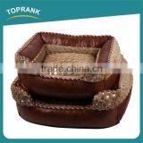 China Wholesale Shining Stars Luxury Dog Sofa Bed Leather Pet Dog Bed Luxury thumbnail-1