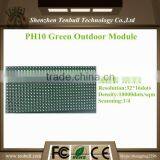 Led Screen Panel P10 Single Color Green Outdoor