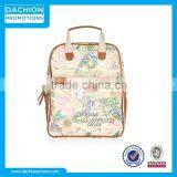 Live To Travel PU Backpack