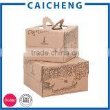 Recycled Materials Feature and Hand-held Kraft Paper Cake Box thumbnail-5