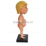 2017 Resin New Arrive Cartoon Funny Doll Donald Trump Bobble Head thumbnail-4