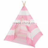 High-quality OEM Promotional Cotton Canvas Kids Room Teepee Indian Tent Tepee Tipi Wholesale thumbnail-1