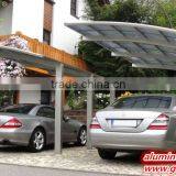 2 Car Double Aluminum Metal Prefab Garage Car Sun Shade Patio Cover Carport for Motorcycle thumbnail-1