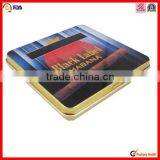 Rectangle Chocolate Flocking Gift Tin Box thumbnail-2