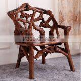 Southeast Asia Style Root Carved Single Seater Chair, Environmental Protective Solid Wood Root Furniture Chair (BF01-X1167) thumbnail-2