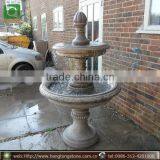 Tiered Marble Carved Water Fountains for Gardens thumbnail-1