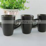 China Supplier New Premium Custom Wholesale Black Porcelain Coffee Cup Saucer thumbnail-4