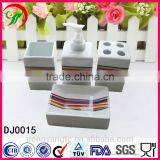Factory Wholesale Hotel Porcelain Bathroom Accessories, Ceramic Bath Accessories thumbnail-4