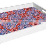 High Quality Best Selling Acrylic Lacquered Serving Rectangle Tray From Vietnam thumbnail-1
