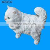 Vintage Persian Cat Fine Unpainted Ceramic Bisque Animals thumbnail-1