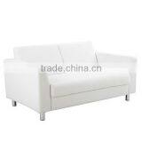 Modern Pure White Leather Sofa thumbnail-1