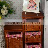 High and Low Classical Wooden Storage Cabinet thumbnail-1