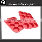 High Quality 12 Mini Round Silicone Muffin Pan thumbnail-3